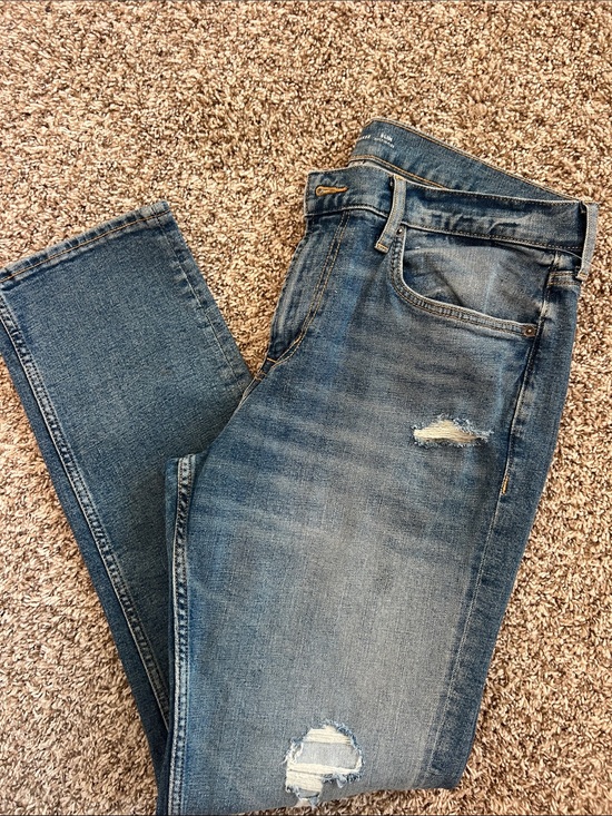 Old Navy Other - NWOT! Old Navy Men's Blue Distressed Denim Slim Cut Jeans 36 x 32